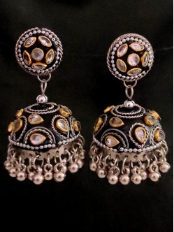 oxidised-earrings-AKVEDOER9